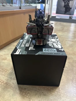 Buste résine optimus prime transformers dark of the moon prénom sideshow neuf
