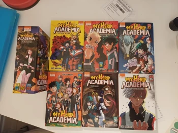 My hero académia tome 1 a 6 + coffret collector