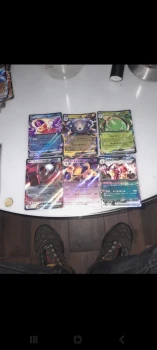 Lots de 6 carte pokemon japonais
