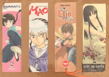 Marque Page Manga Glénat & Panini Édition Collection