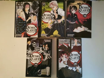 Lot du tome 16 à 20 de démon slayer