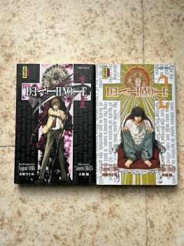 Vends lot de manga "Death Note" tome 1 et 2
