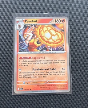 Carte Pokémon - Pyrobut 28/132 - Holo - Méga Évolution