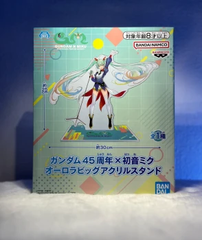Big Acrylic Stand Hatsune Miku x Gundam