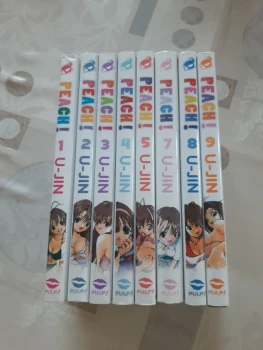 Lot 8 Mangas - Peach - U Jin U-jin - tomes 1 à 5 et 7 à 9 - Asuka