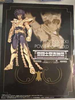 Boîte vide figurine ikki or saint seiya sans la figurine
