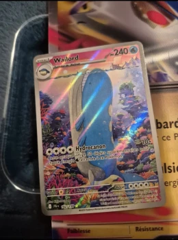 Carte full art de wailord