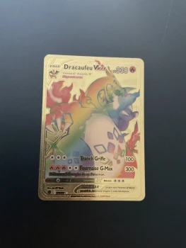 Dracaufeu Rainbow Vmax Gold