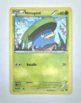 Carte Pokémon Nénupiot - 2/12 - McDonald's 2015 - Holo - Carte Française