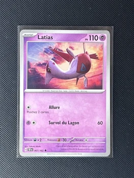 Carte Pokémon - Latias 67/162 - Force Temporelle