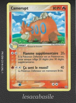 Camerupt 23/106 - FR - Ex Emeraude (2005)