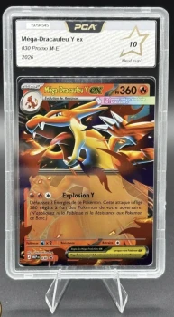 Carte Pokémon Méga-Dracaufeu Y EX 030 promo FR gradée PCA 10