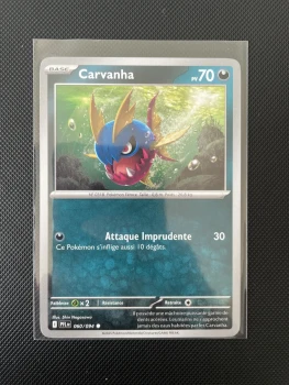 Carte Pokémon - CARVANHA 060/094 - Flammes Fantasmagoriques
