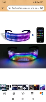 Lunettes led, pour toutes sortes de fêtes ou de soirées