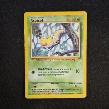 Carte Pokemon : Aspicot - Set de Base