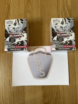 Lot de 2 Coffrets Pokémon, Bundle Flamme Blanche EV10.5, en français