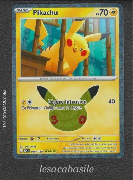 Pikachu 036/128 - 🟡 14/30 - ME5.5 - 30e Anniversaire (2026)