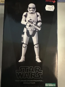 Boîte figurine star wars first order stormtrooper single pack neuf scellé