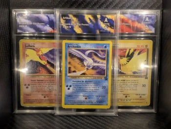 Set 3 Cartes Électhor Artikodin Sulfura Promo Wizards 2000 FR CollectAura A