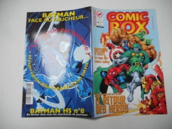 comic box N° 8  février    1999 + poster  fathom  heroes reborn couverture 2/2 TBE