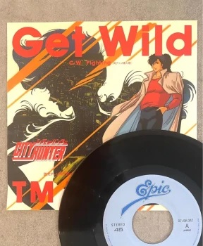 City Hunter - Disque Vinyle Import Japan Get wild