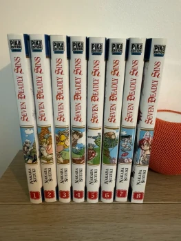 Lot manga seven deadly sins t 1 à 9