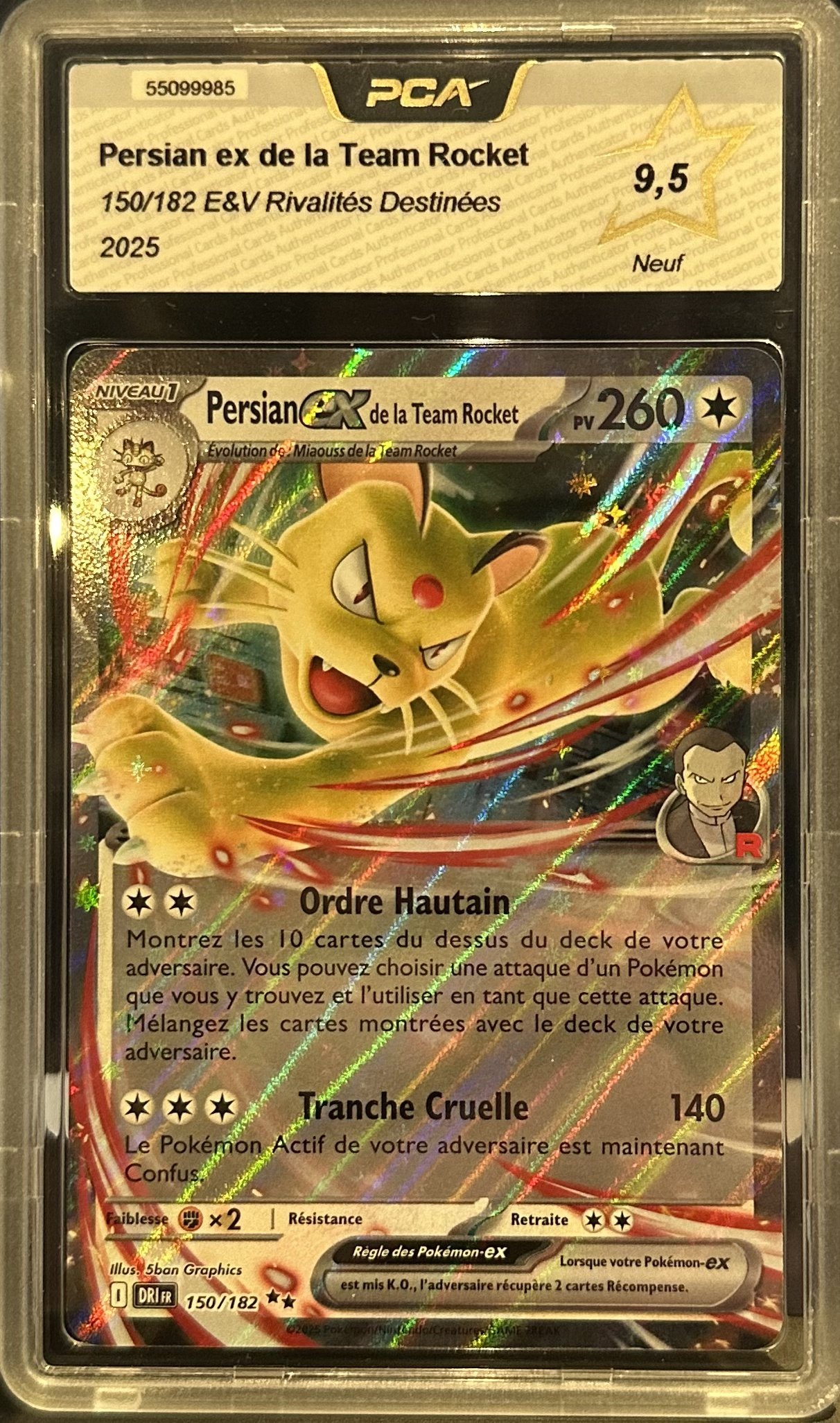 Persian EX de la Team Rocket