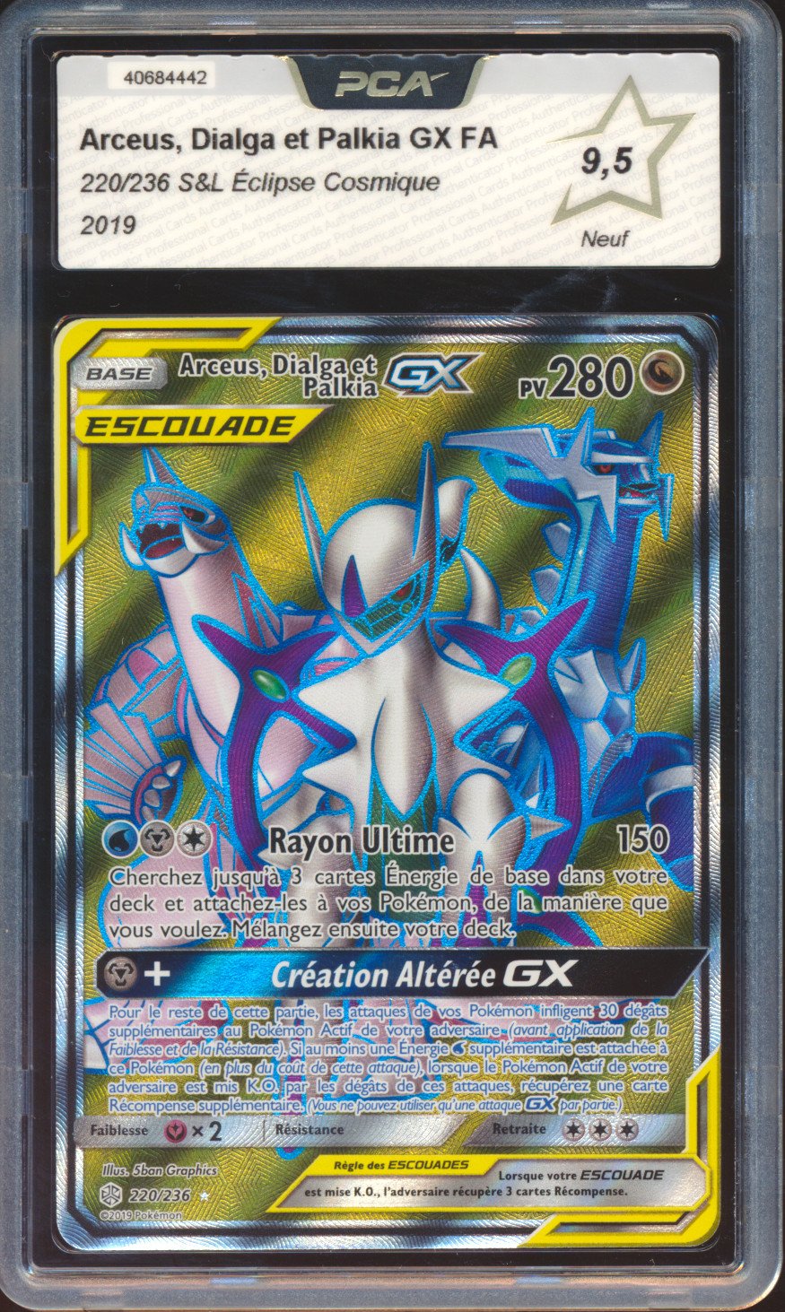 Arceus,  Dialga et Palkia GX FA