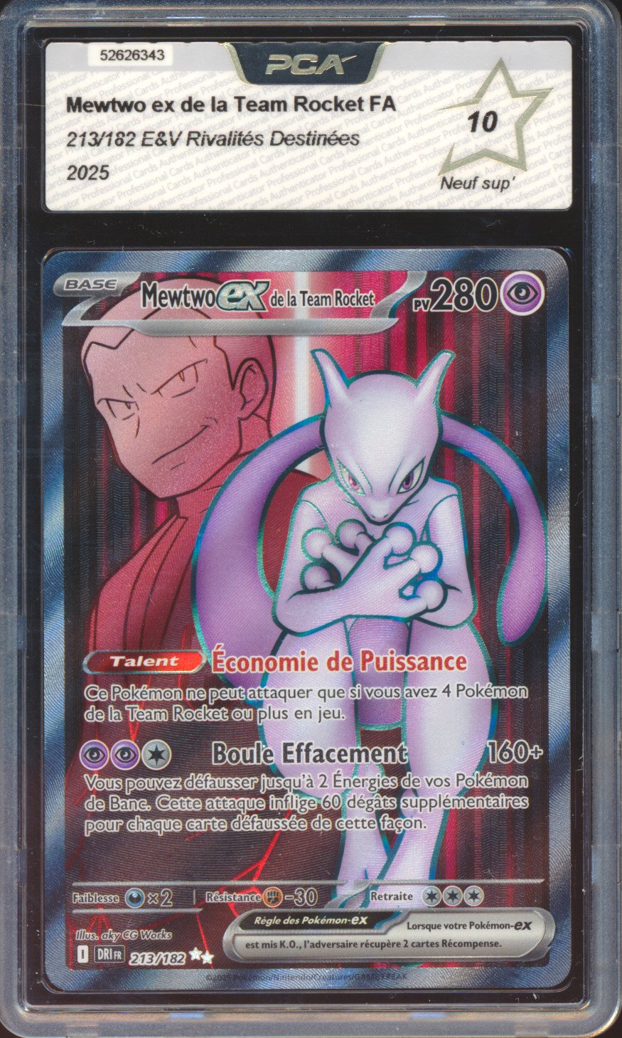 Mewtwo ex de la Team Rocket