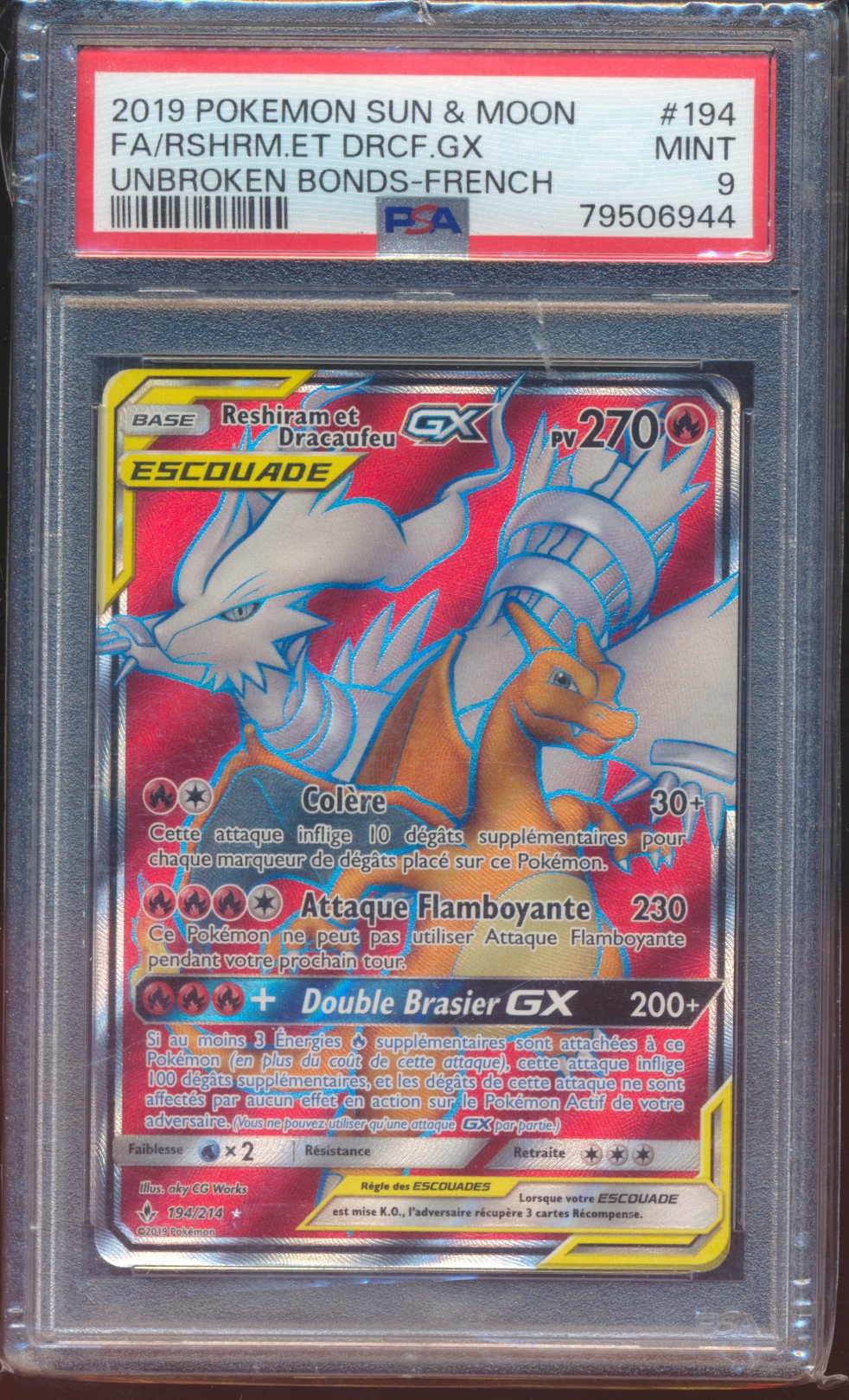 Reshiram & Dracaufeu GX
