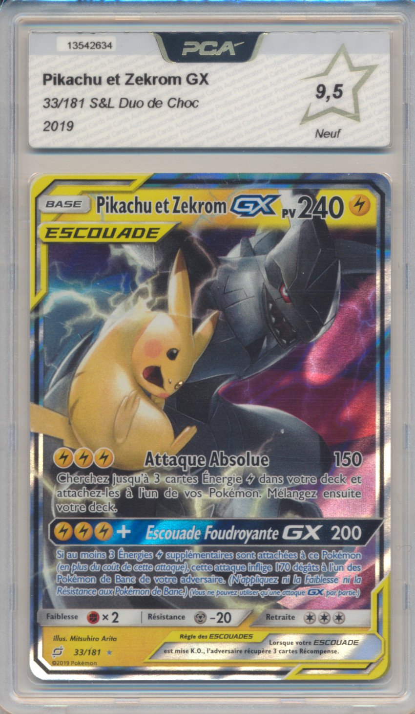 Pikachu et Zekrom GX