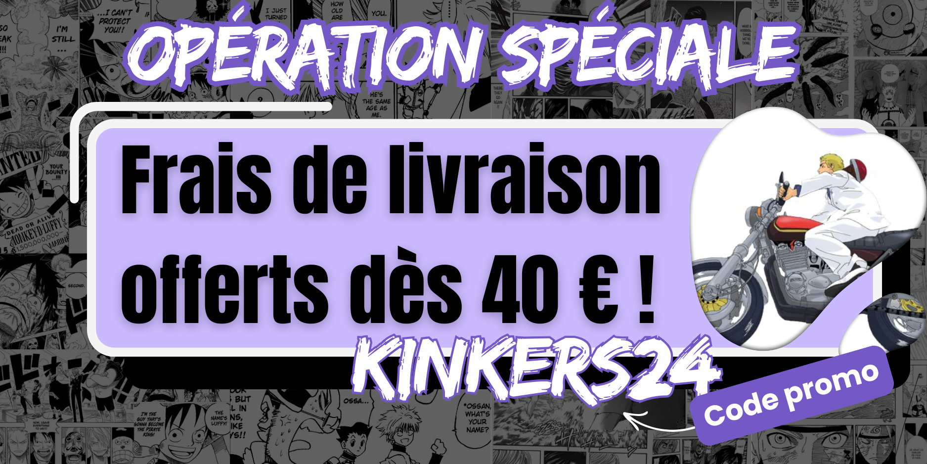 Illustration :  Frais de livraison offerts sur Kinkai tout le mois de novembre avec l...