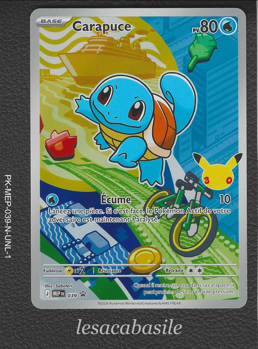 Carapuce MEP 039 - PROMOS - Méga-Evolution