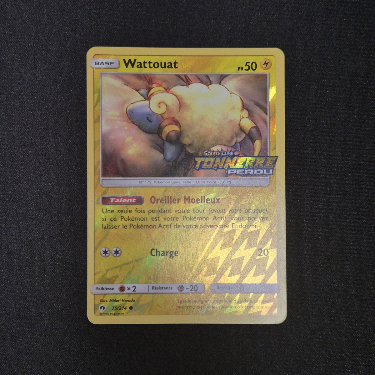 Carte Pokemon : Wattouat - Tonnerre Perdu