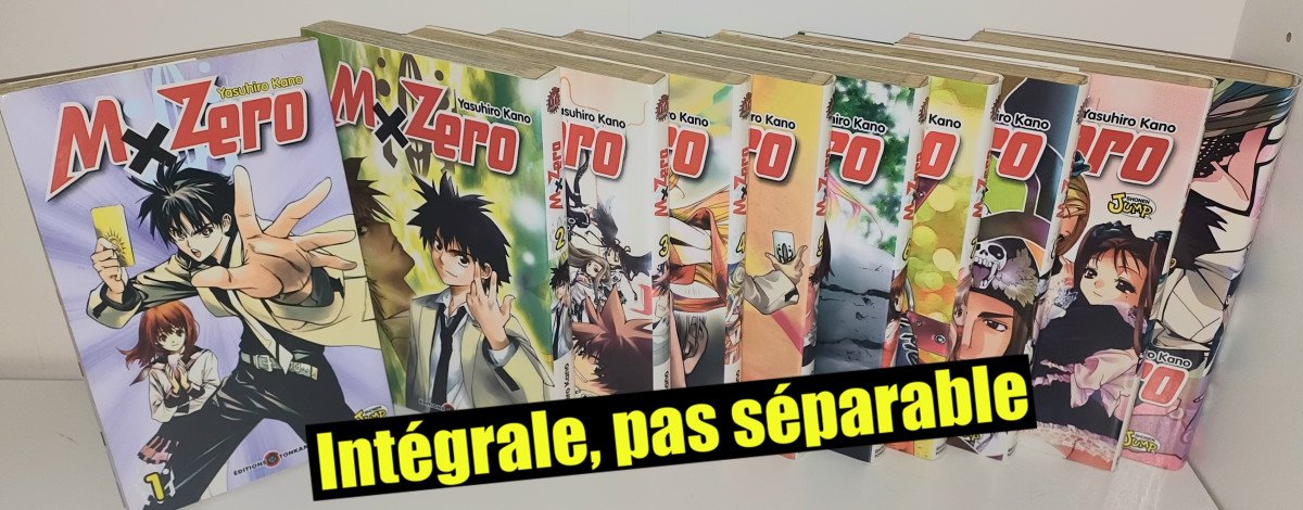 M zéro : 1 à 10 (intégrale)