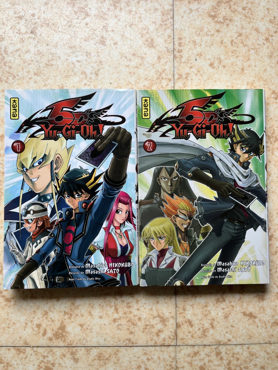Vend lot de mangas "Yu-Gi-Oh 5d’s" tome 1 et 2