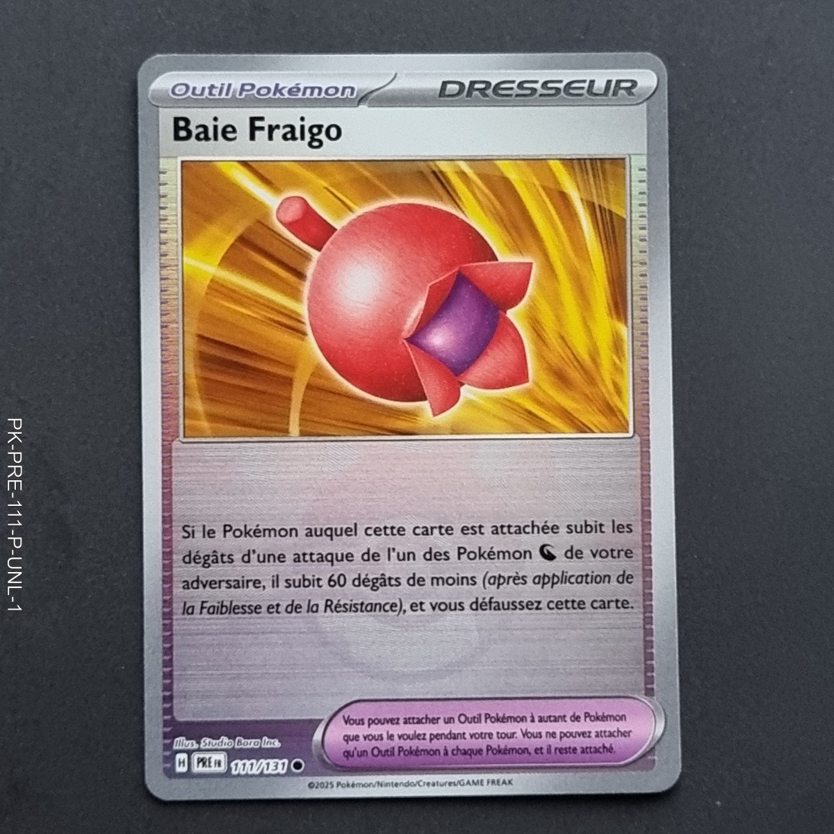 Carte pokemon Baie Fraigo 111/131 POKEBALL - EV8.5 Evolutions prismatiques (2005)