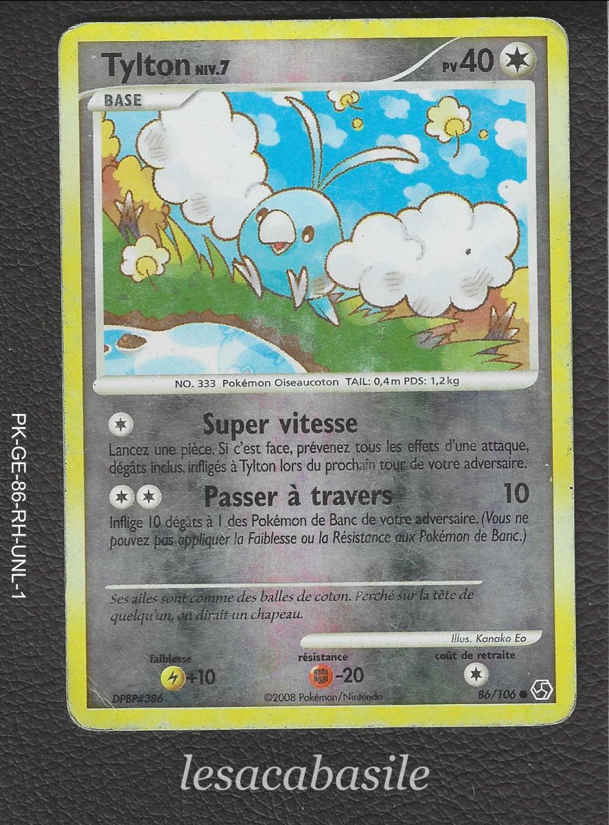 Tylton 86/106 Reverse - DP - Duels au Sommet (2008)