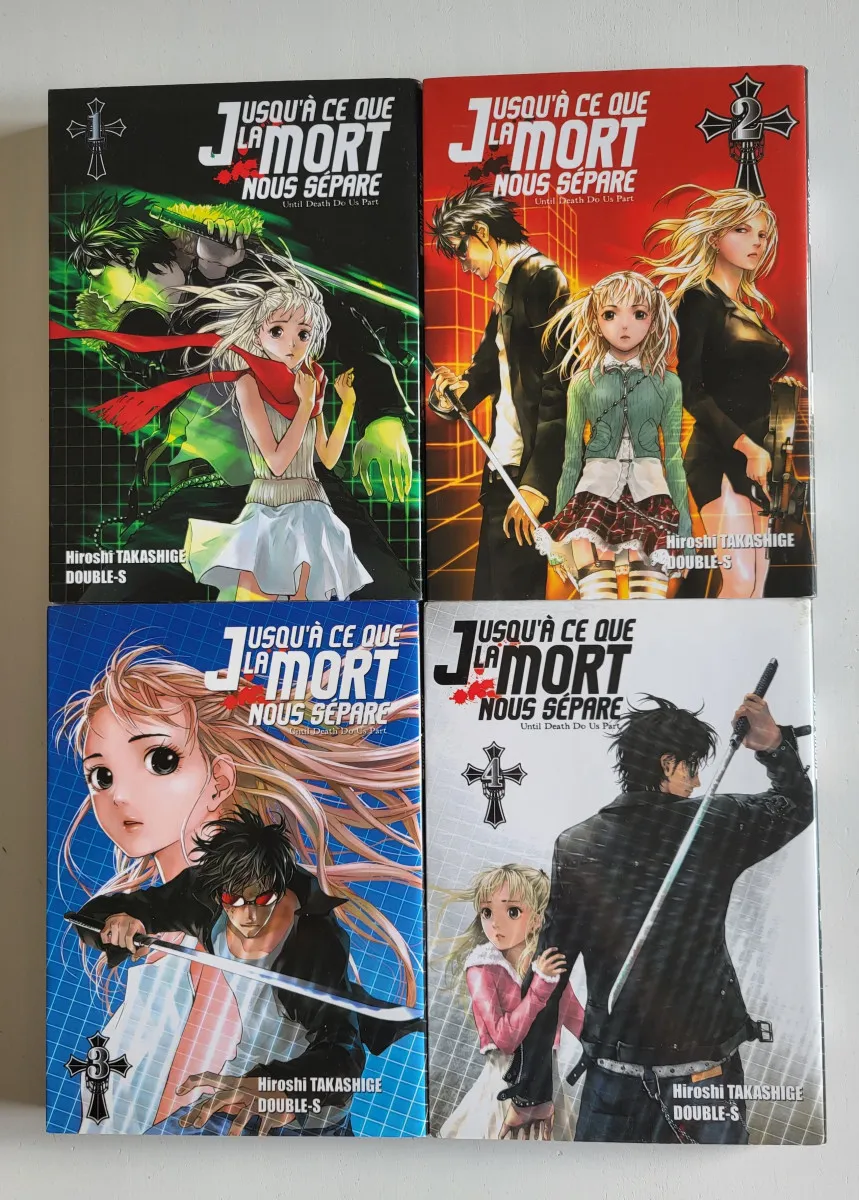 Jusqu'à Ce Que La Mort Nous Sépare : Tome 1 À 4 (Manga De Double S)