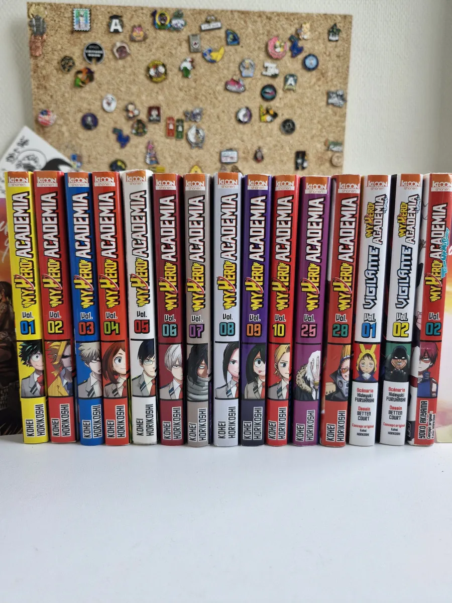 Mangas My Hero Academia 15 tomes