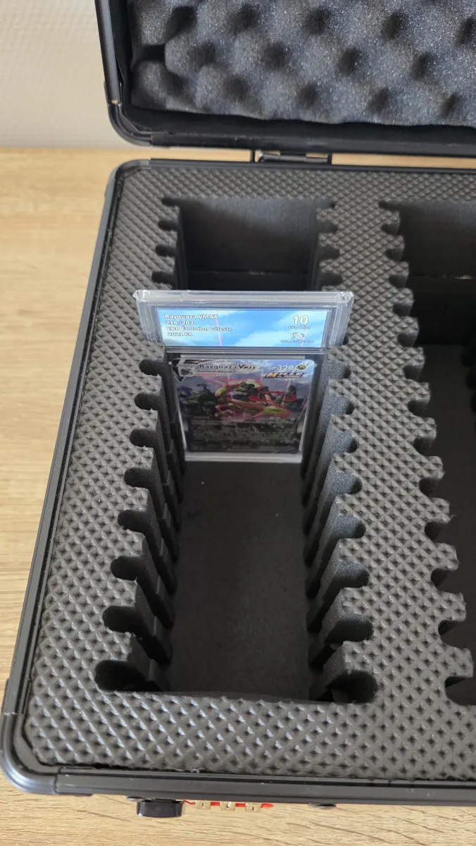 Valise Pour Cartes Gradées - 6 rangées 84 cartes