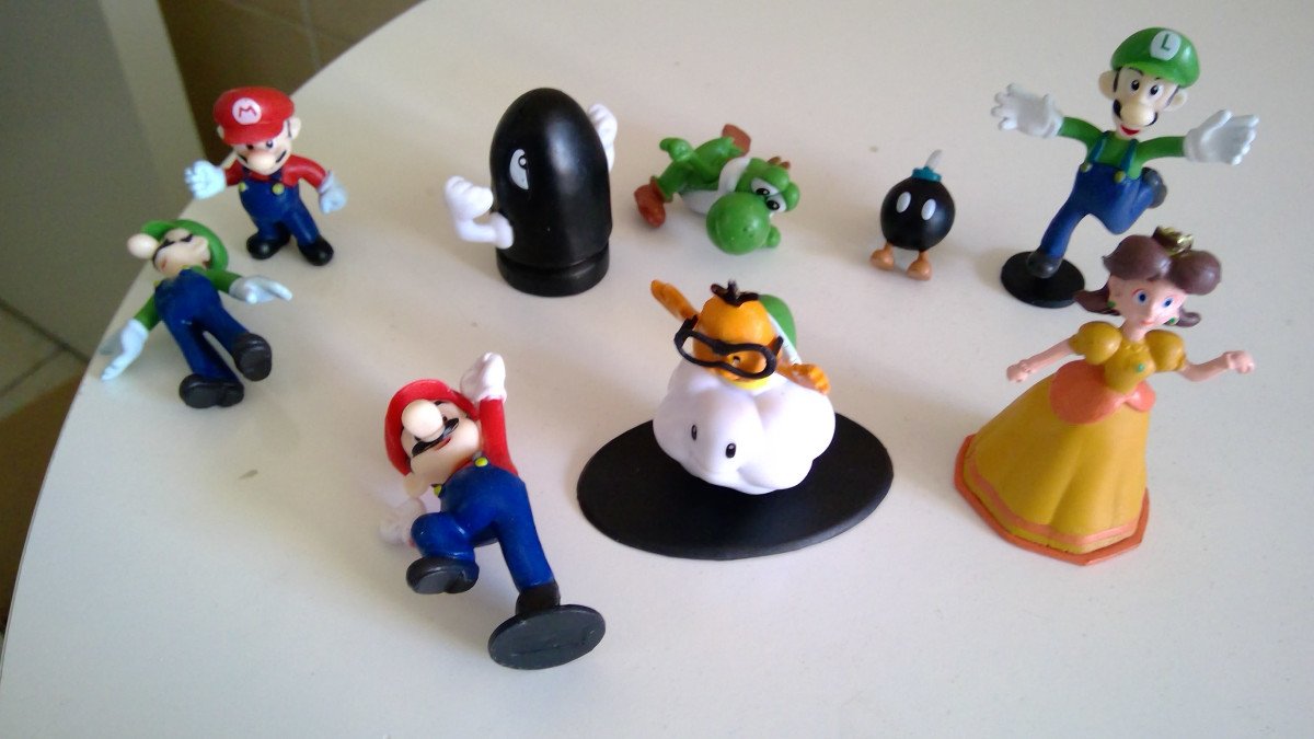 LOT FIGURINES SUPER MARIO