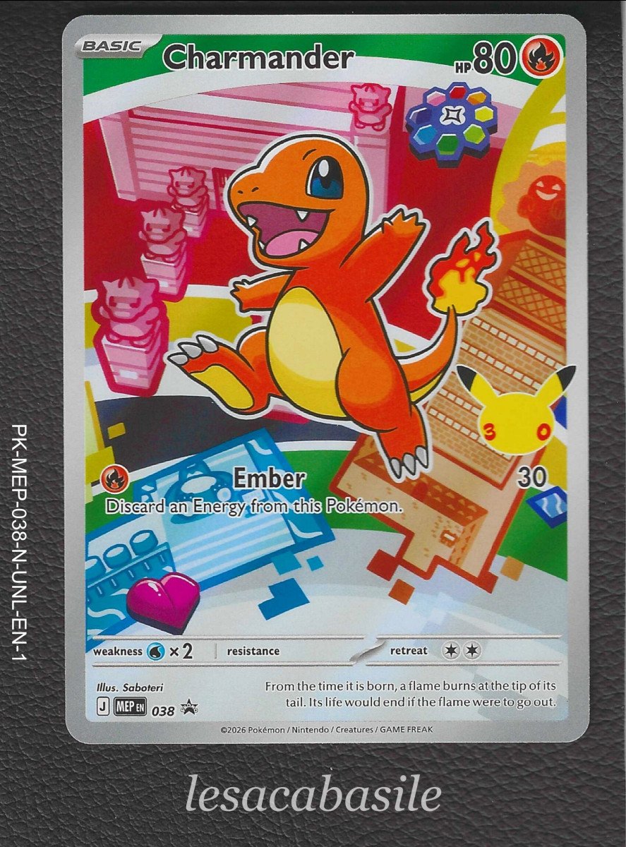Charmander MEP 038 - EN - PROMOS - Méga-Evolution