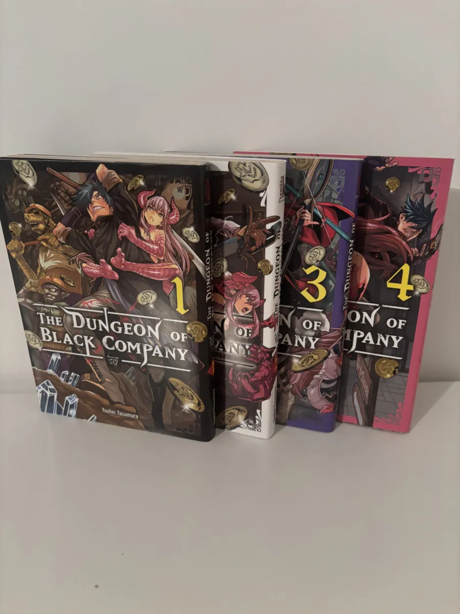 The Dungeon of Black Company - Tomes 1 à 4 - Édition Komikku - Très bon état