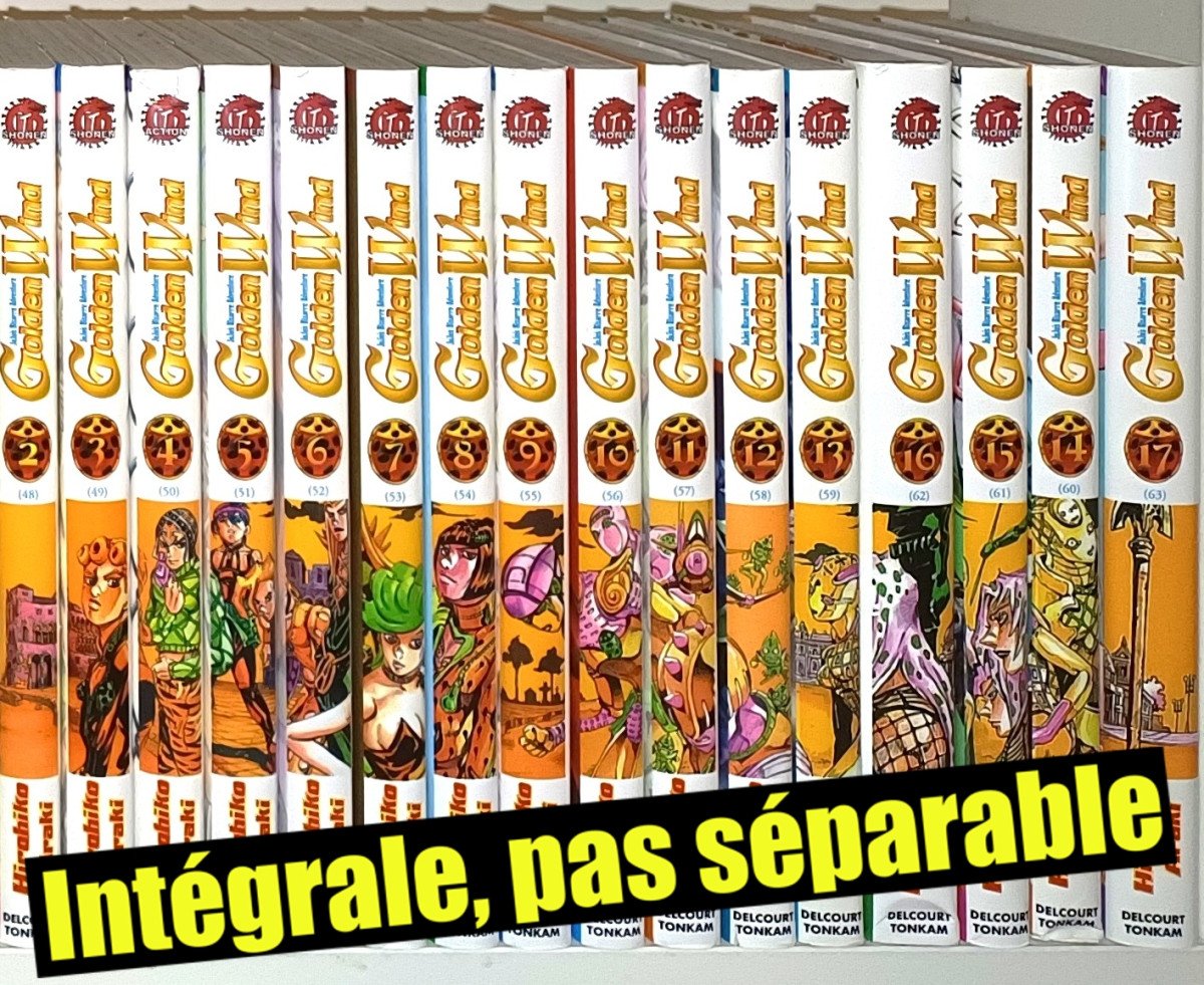 Jojo bizarre adventure : Golden wind : 2 à 17 (intégrale)