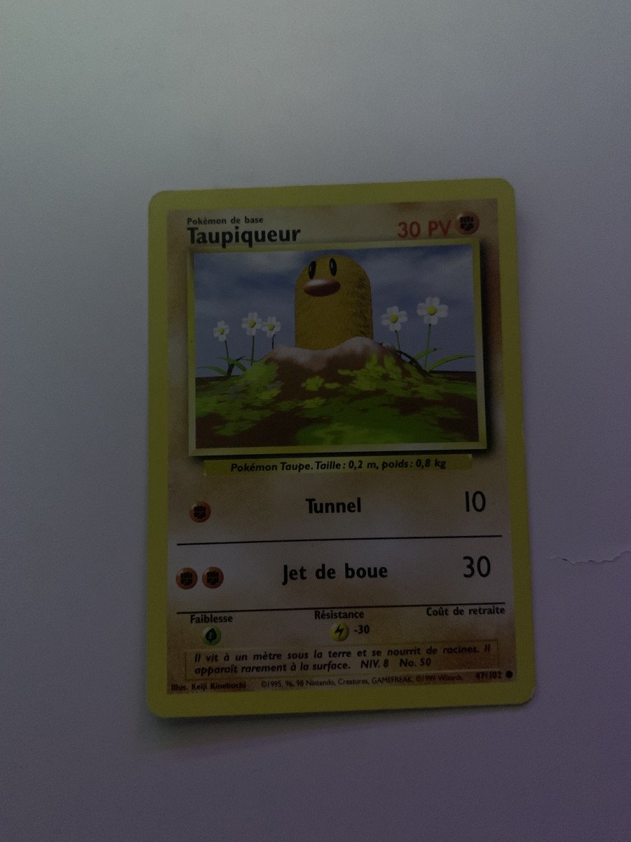 Carte Pokémon édition 1995