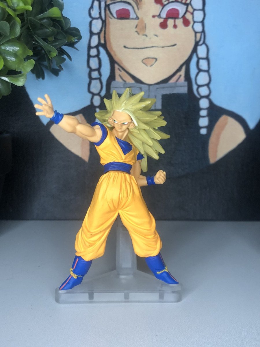 Gashapon Goku SSJ3 HG Dragon Ball Z 19 Bandai 2010 – Rare Old Gen TBE