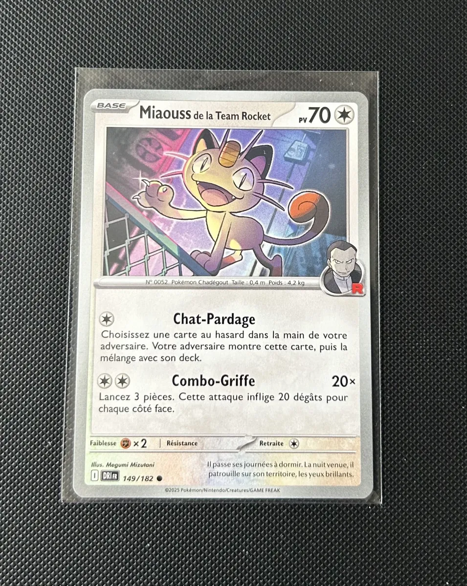Carte Pokémon - Miaouss de la Team Rocket 149/182 - Rivalités Destinés