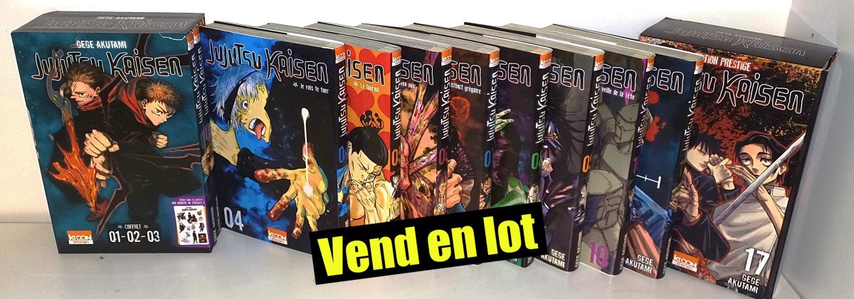 Jujutsu kaisen : 12 tomes (sur 29)