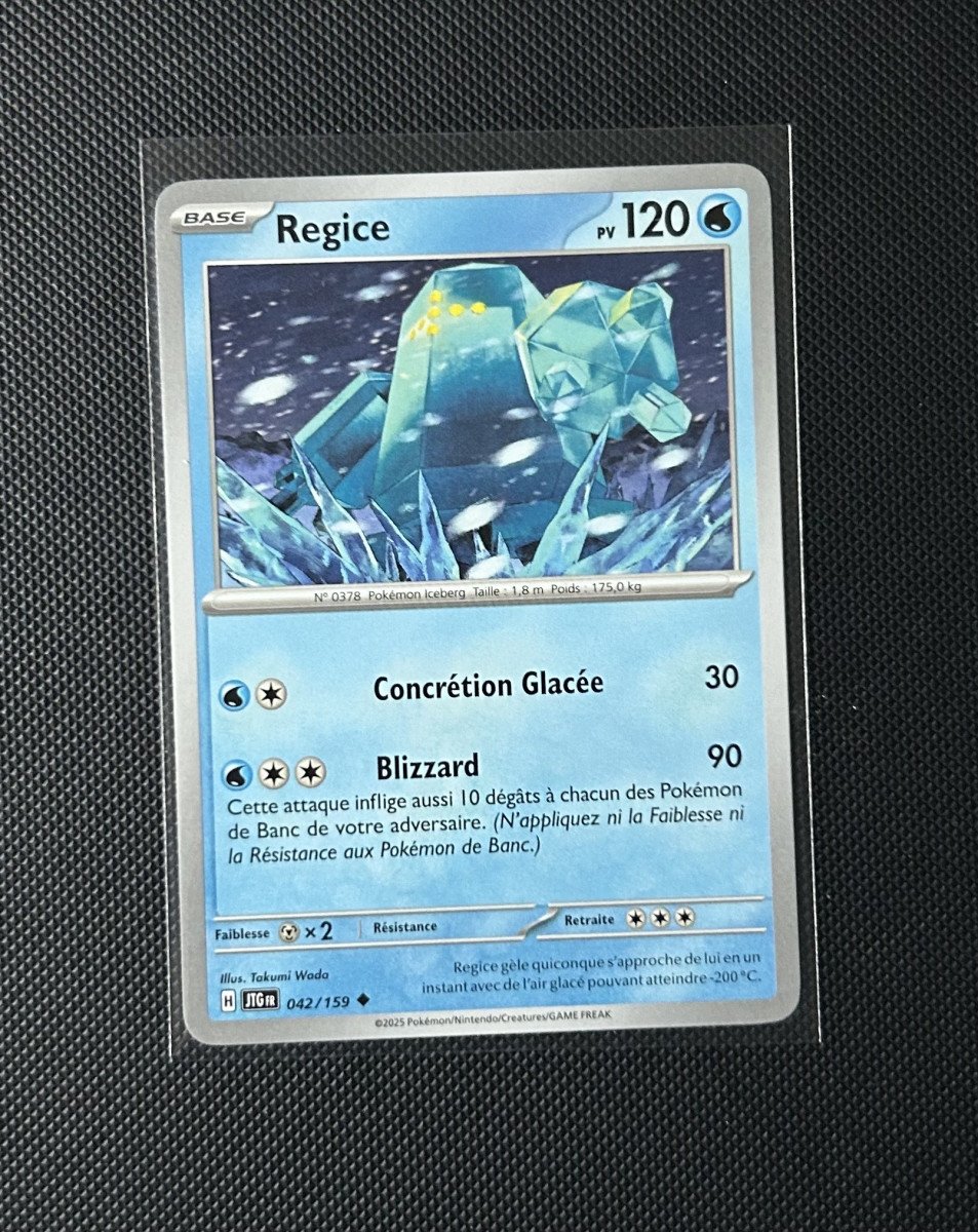 Carte Pokémon - Regice 42/159 - Aventure Ensemble